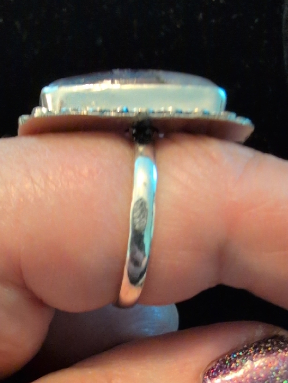 Rectangular Amethyst Ring - Picture 6 of 8